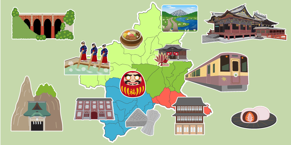 群馬県マップ