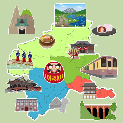 群馬県マップ