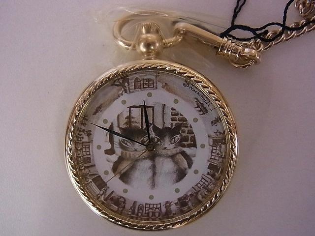 わちふぃーるど ダヤン 生誕40周年記念商品 懐中時計 逆さま大時計