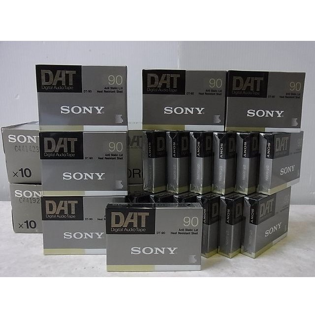 買取実績】DATテープ（ソニーDT-90RN／未開封）18本セット ｜たいむましん