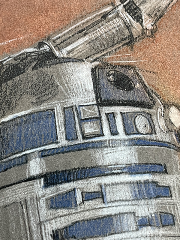 ドゥルー・ストゥルーザン『スター・ウォーズ』複製版画 R2-D2