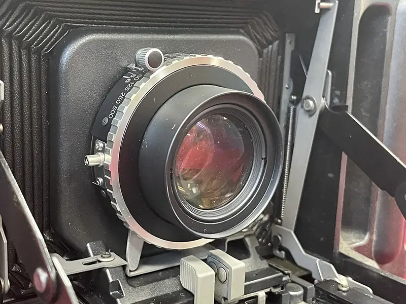 フジフイルム インスタントカメラFP-1　プロフェッショナル　レンズ部