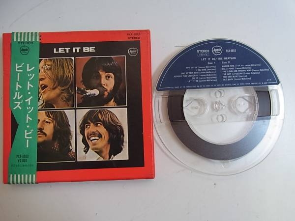 オープンリール 4トラ 7号 ビートルズ LET IT BE_01