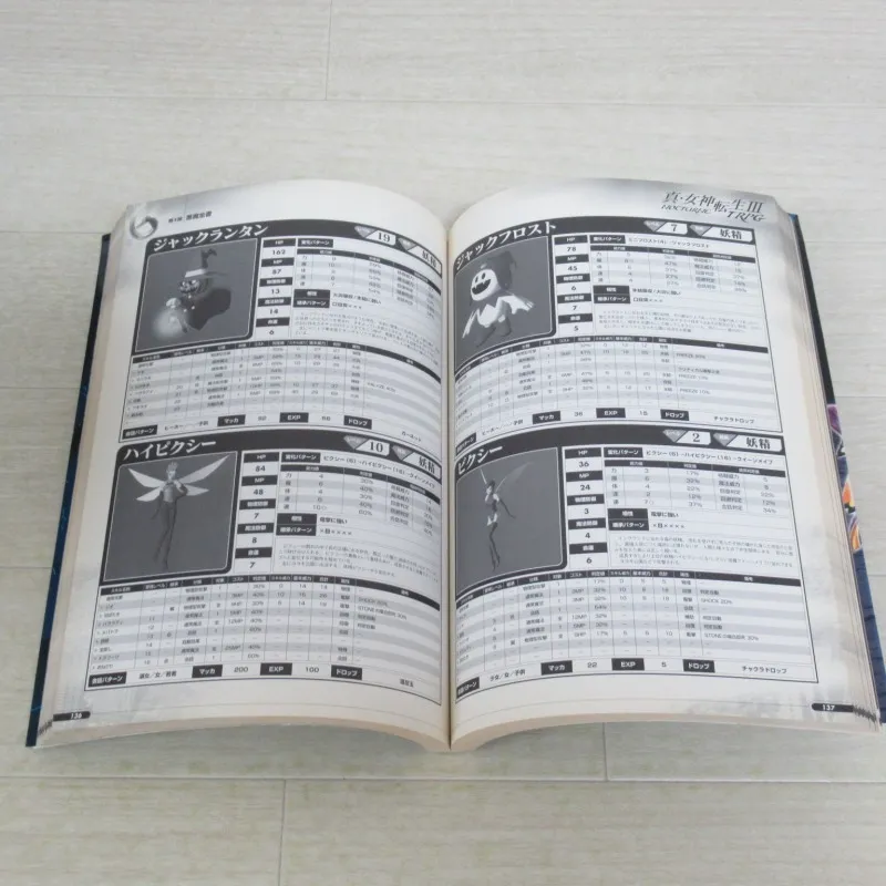 真・女神転生III NOCTURNE TRPG 東京受胎 悪魔データ