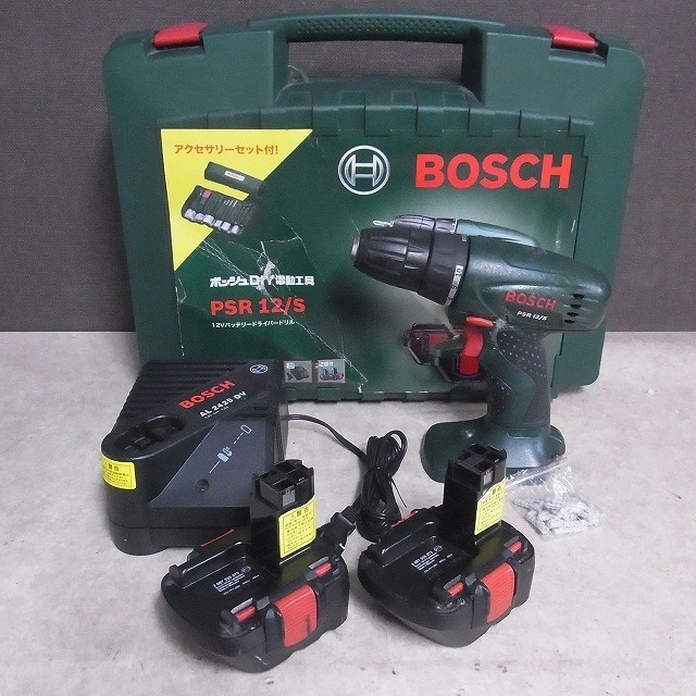 BOSCH バッテリードライバードリル PSR 12/S