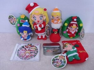 美少女戦士セーラームーン クリスマスセット ぬいぐるみ CD ピンバッジ まとめてセット