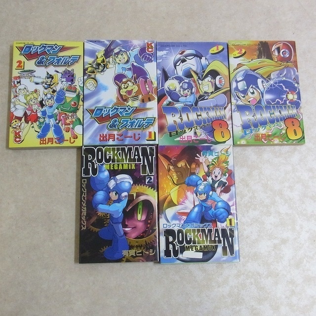 漫画 ロックマン メガミックス等 関連コミック 11冊セット 有賀ヒトシ 出月こーじ 池原しげと 講談社